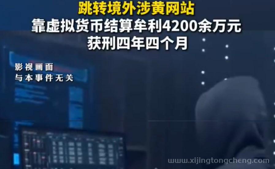 初中学历黑客入侵上百个网站牟利4200万，获刑四年四个月